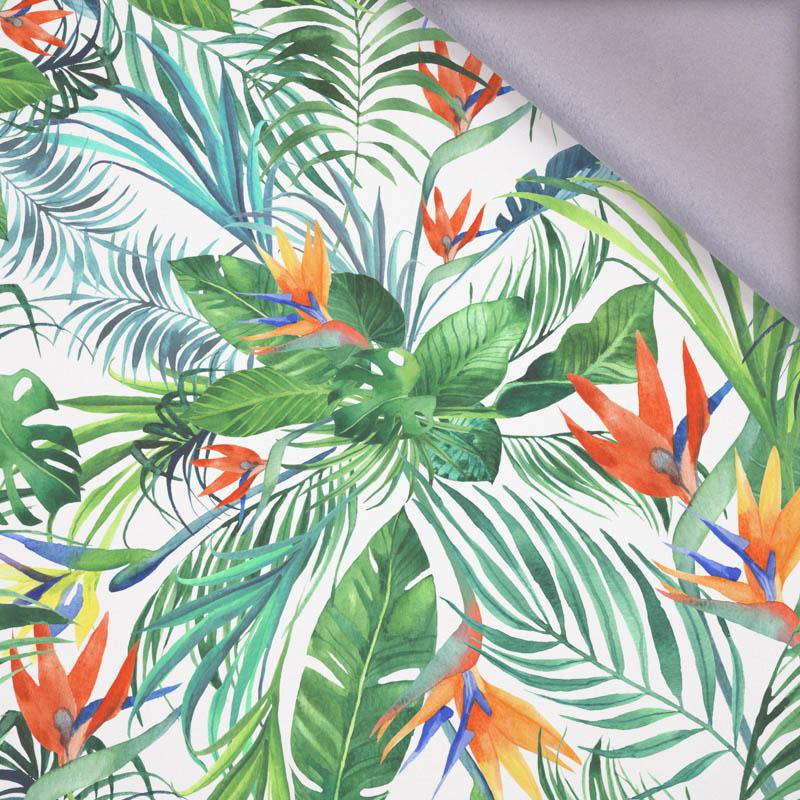 PALM LEAVES pat. 3 / green - softshell