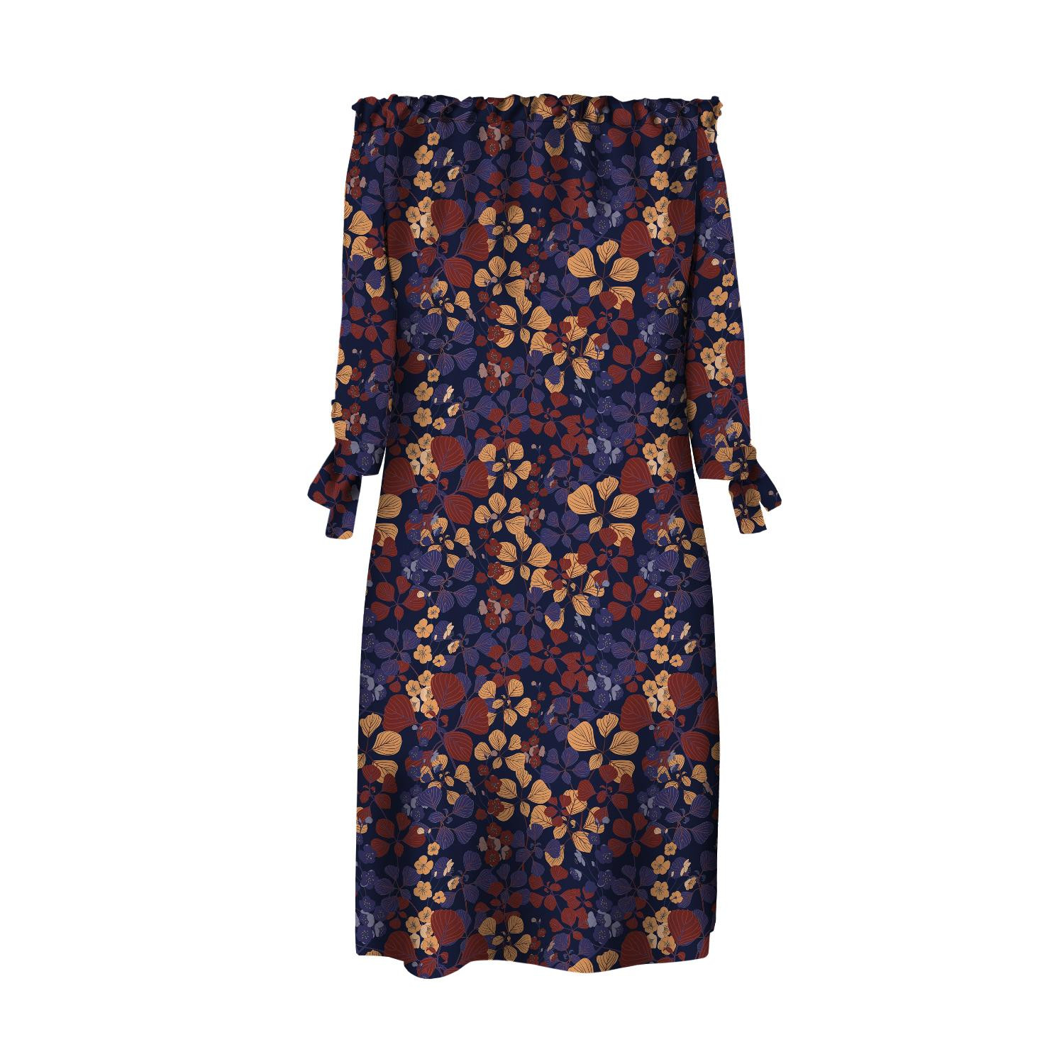 DRESS "CARMEN" - JAPANESE GARDEN pat. 1 - sewing set