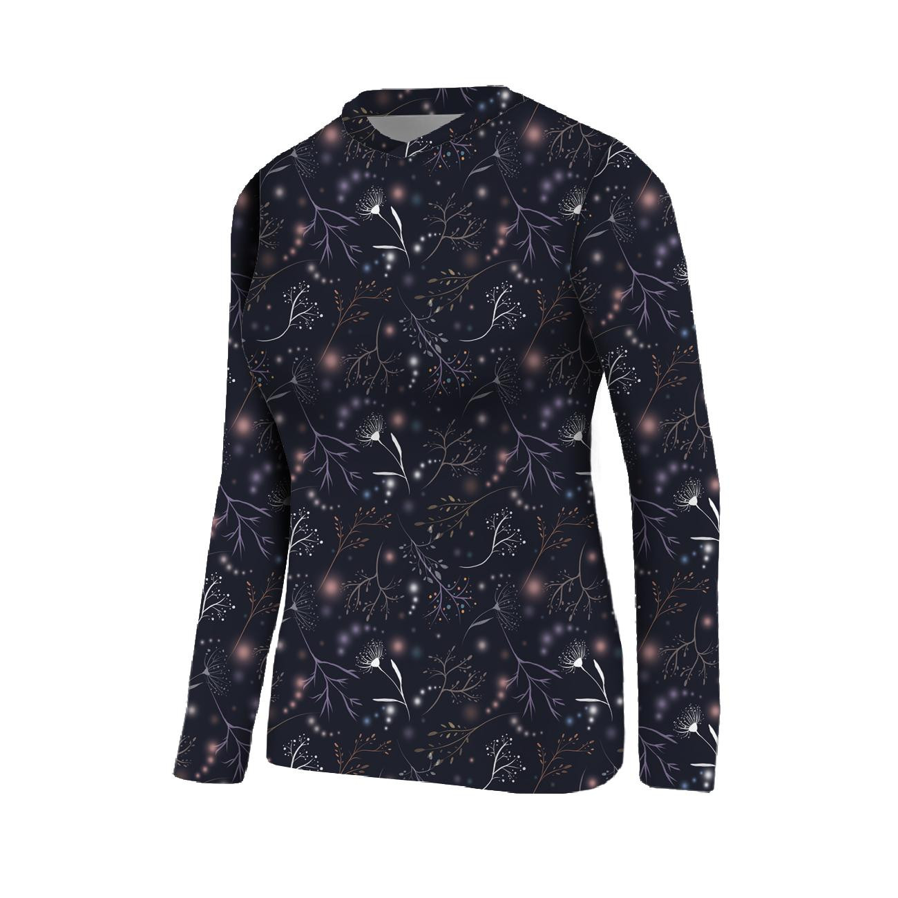 WOMEN'S THERMO BLOUSE (PATTY) - WINTER TWIGS pat. 2 (WINTER IN PARK) - sewing set