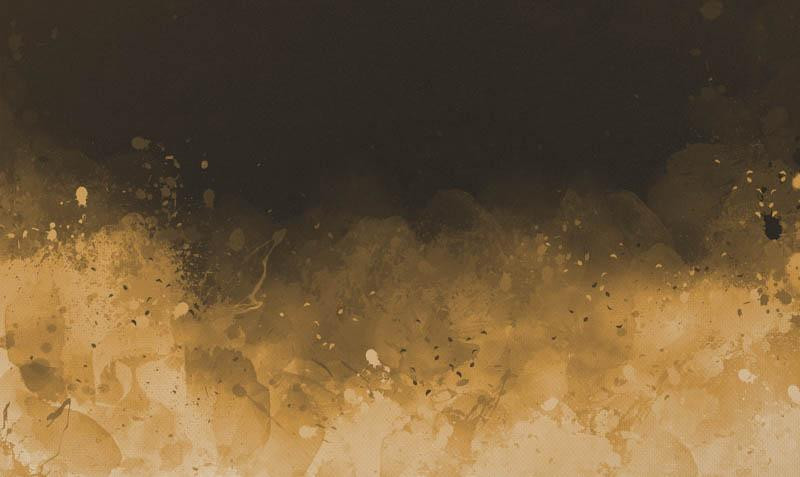 SPECKS (gold) / black - panel Waterproof woven fabric