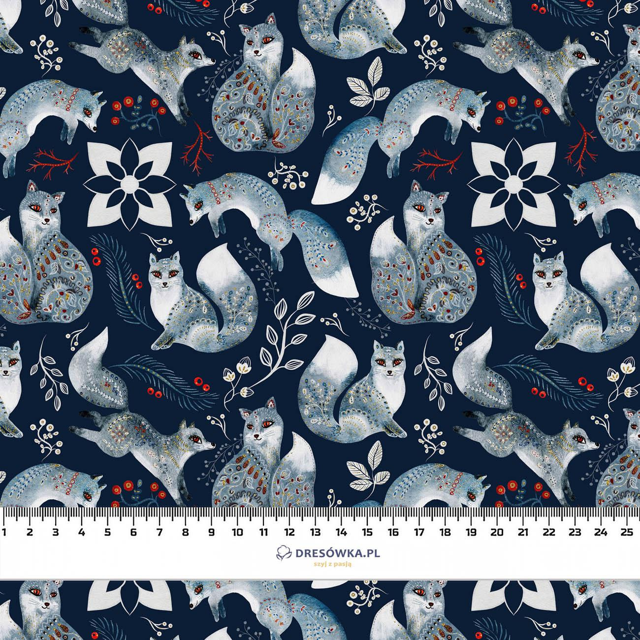 FOLK FOXES (FOLK FOREST)- Upholstery velour 