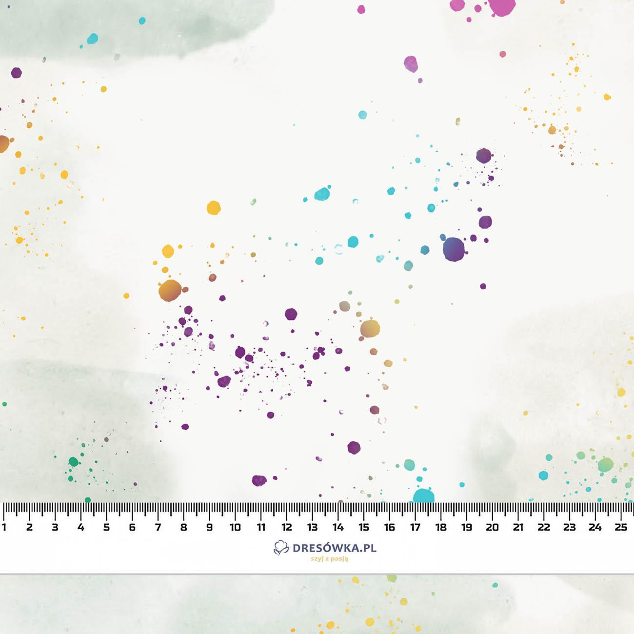 COLORFUL SPECKS PAT. 2 - Hydrophobic brushed knit