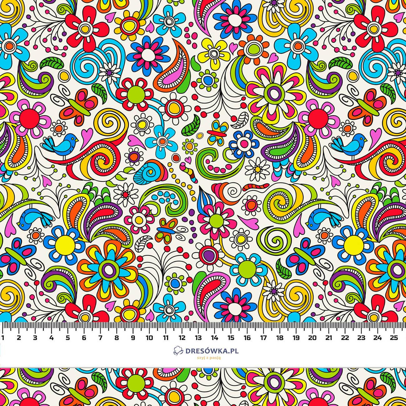 BRAID / rainbow- Upholstery velour 