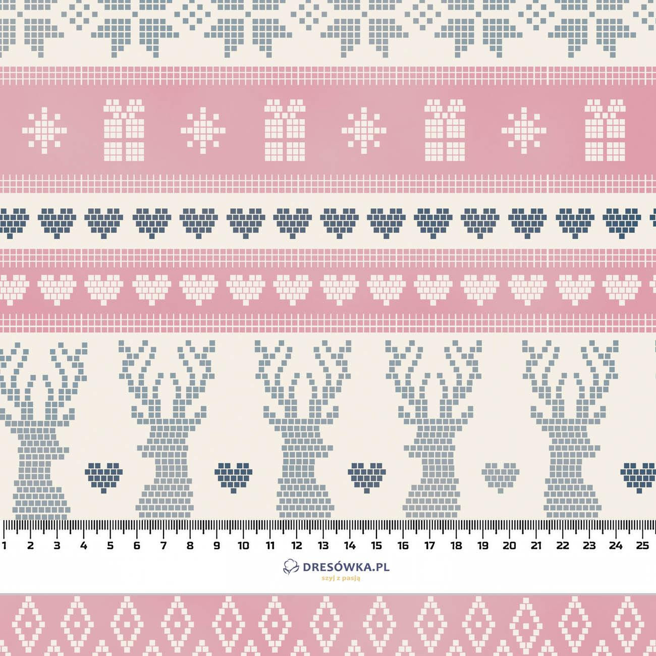 NORWEGIAN MIX  PAT. 1 (NORWEGIAN PATTERNS)  - brushed knitwear with elastane ITY