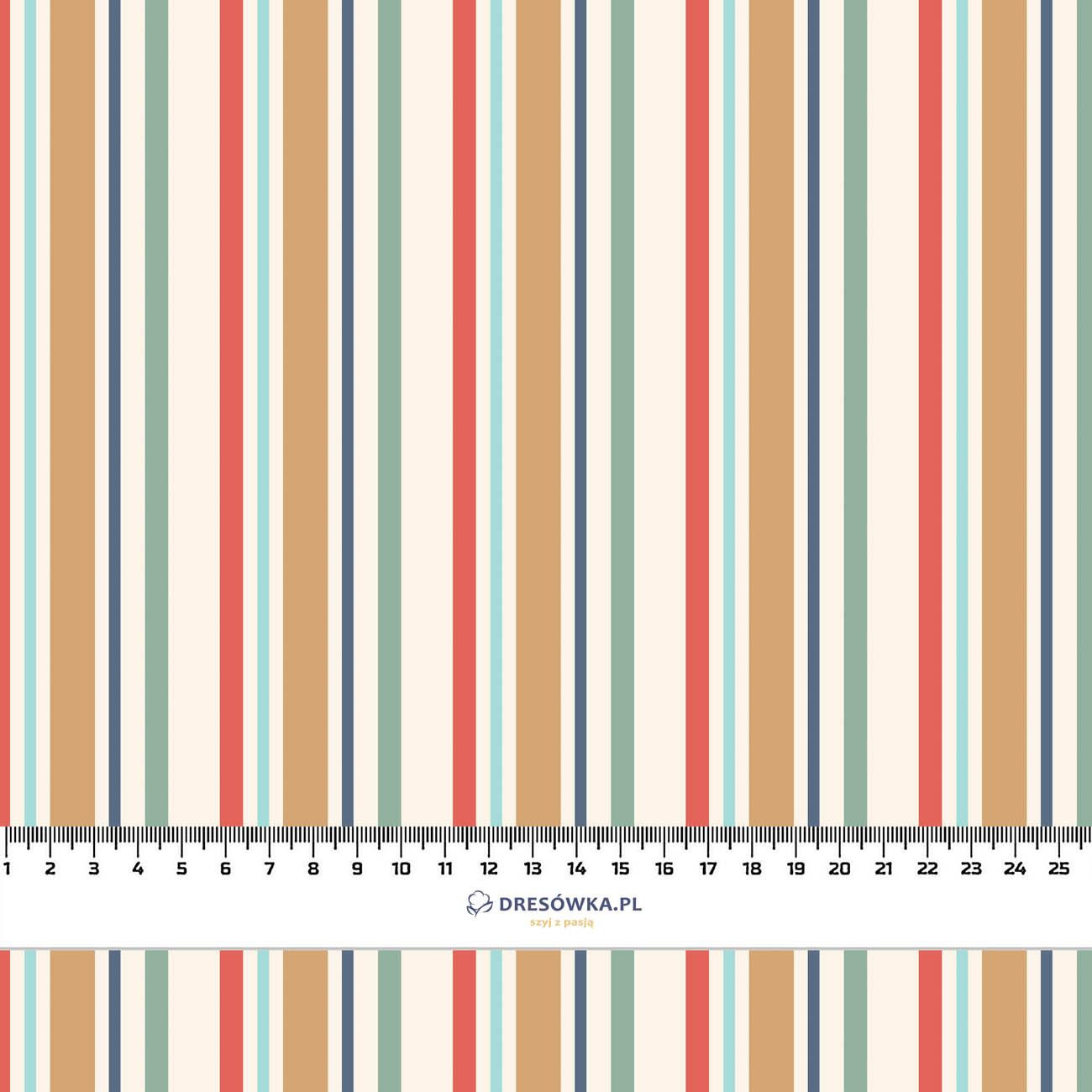 VERTICAL STRIPES pat. 3 - single jersey with elastane 