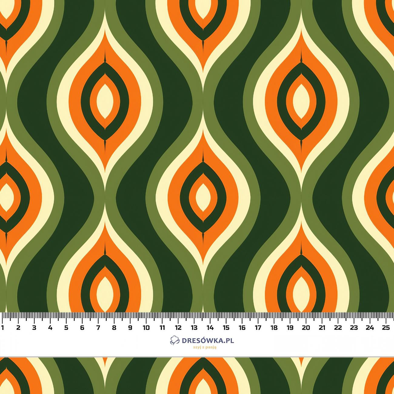 RETRO COLORS PAT. 2 - Waterproof woven fabric