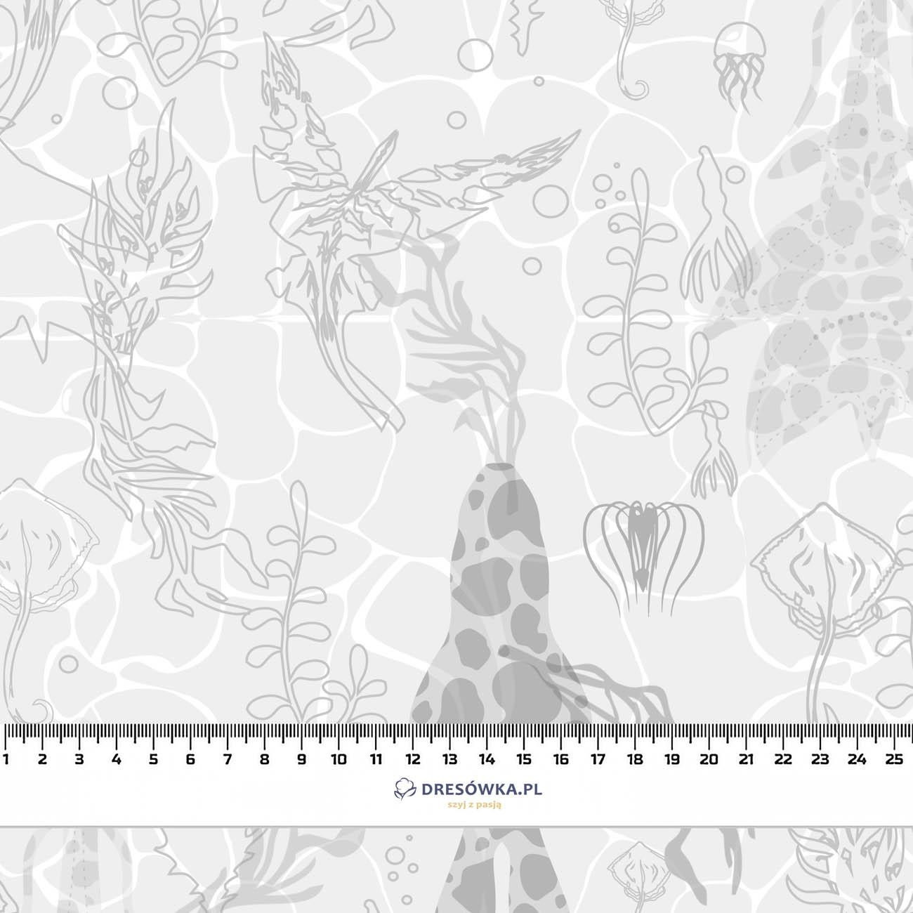 WATER WORLD  / grey - Viscose jersey