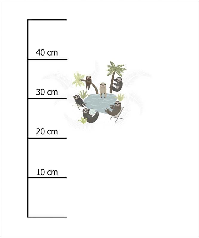 SLOTHS ON HOLIDAYS (SLOTHS) - panel 50cm x 60cm