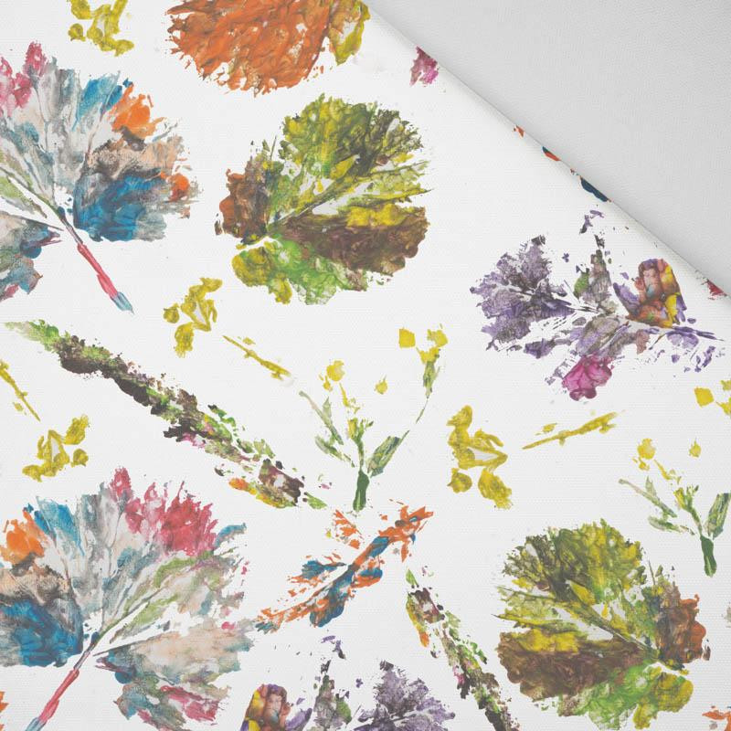 COLORFUL LEAVES / white - Panama 220g