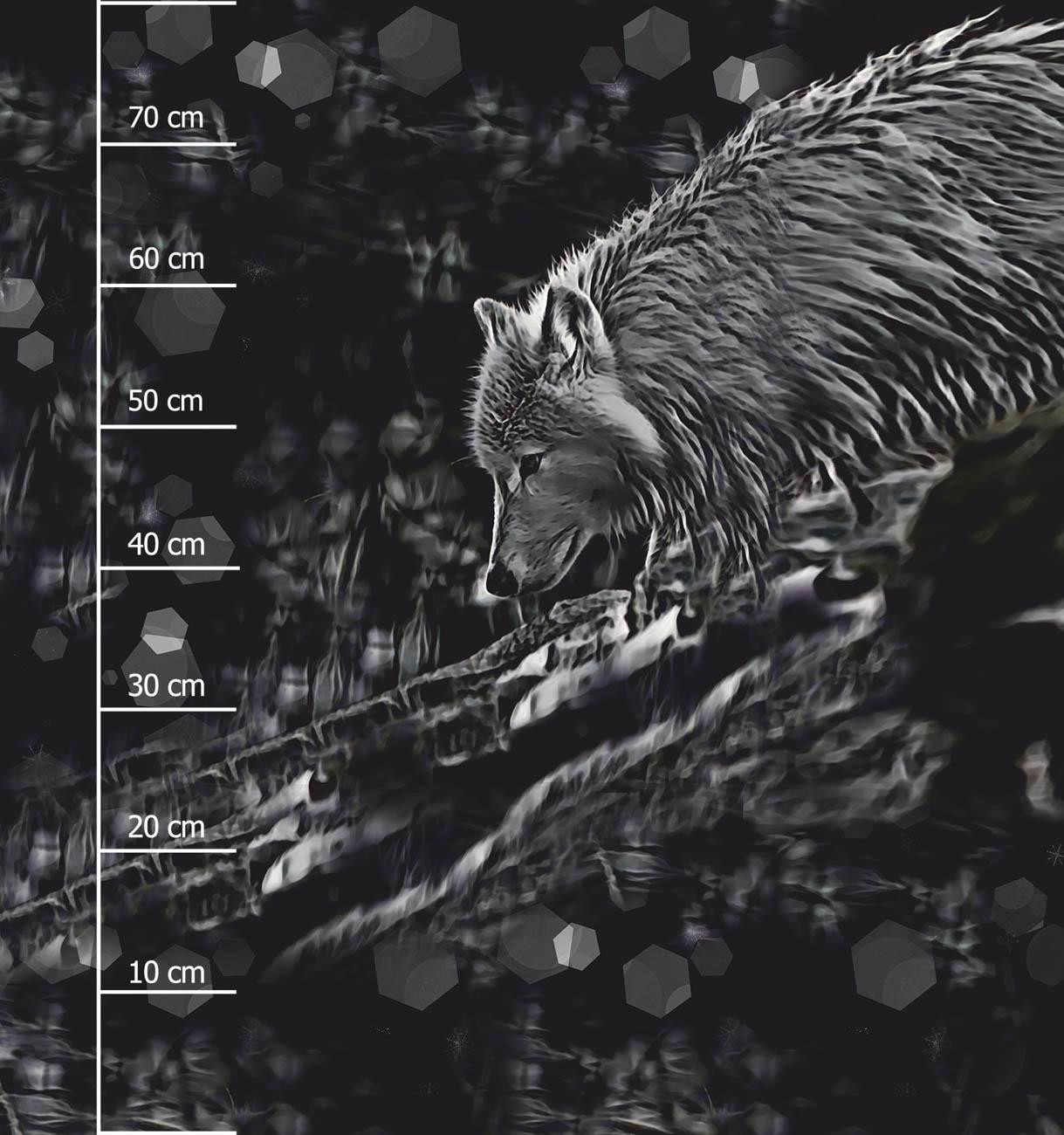 ARCTIC WOLF -  PANEL (75cm x 80cm) SINGLE JERSEY ITY