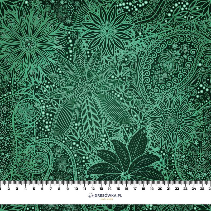 GREEN LACE - Waterproof woven fabric