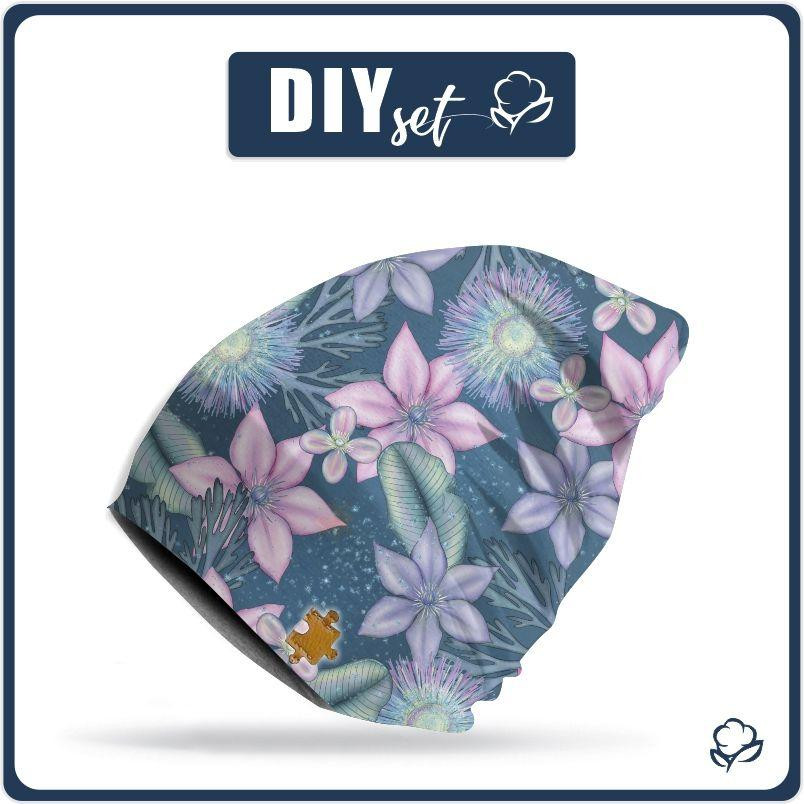 HIP BAG - FLOWER BOUQUET  pat. 4 (gold) / Choice of sizes