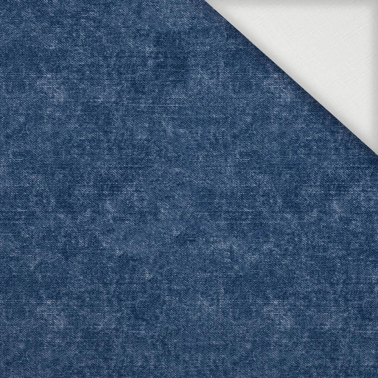 ACID WASH / DARK BLUE - Woven Fabric for tablecloths