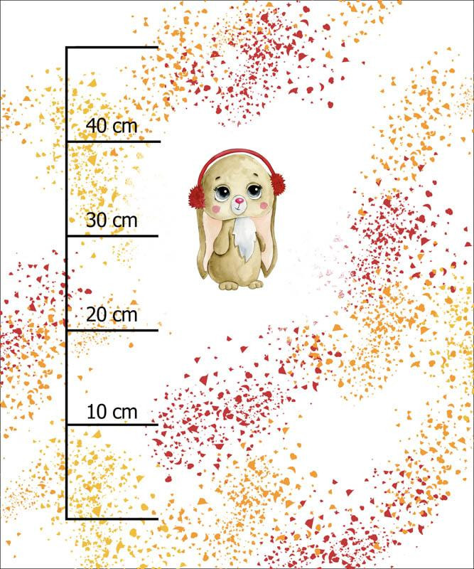 MIA THE AUTUMN BUNNY - panel 50cm x 60cm - single jersey 