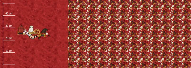 OWL PAT. 2 (MAGIC SCHOOL) - SINGLE JERSEY PANORAMIC PANEL (50cm x 155cm)