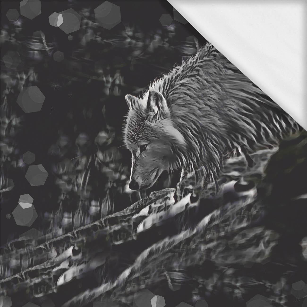 ARCTIC WOLF -  PANEL (60cm x 50cm) SINGLE JERSEY ITY