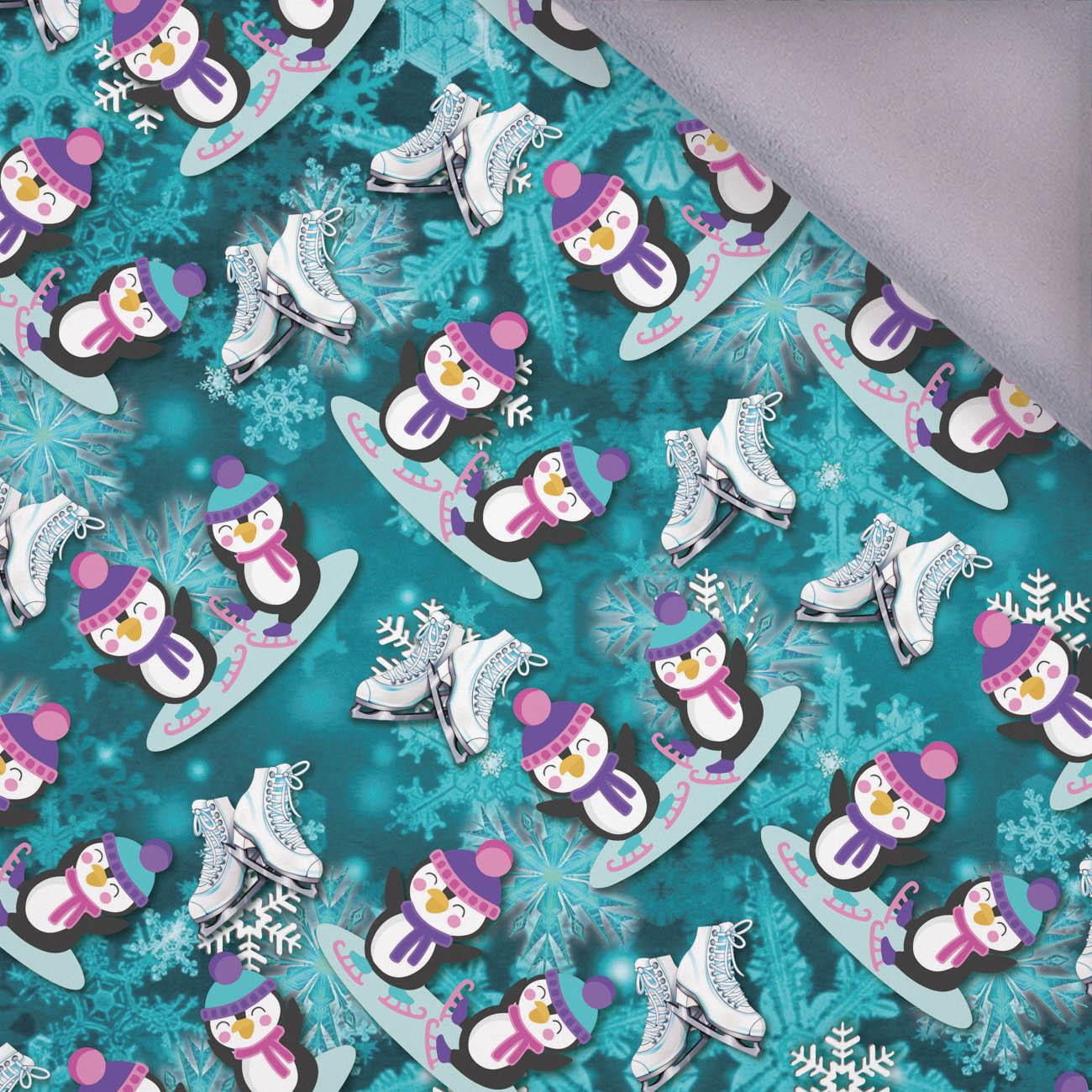 ICE SKATING PENGUINS PAT. 2 (PENGUINS) - softshell