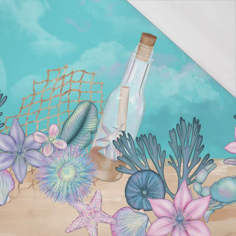 LETTER IN THE BOTTLE (WATER WORLD) - SINGLE JERSEY PANEL 