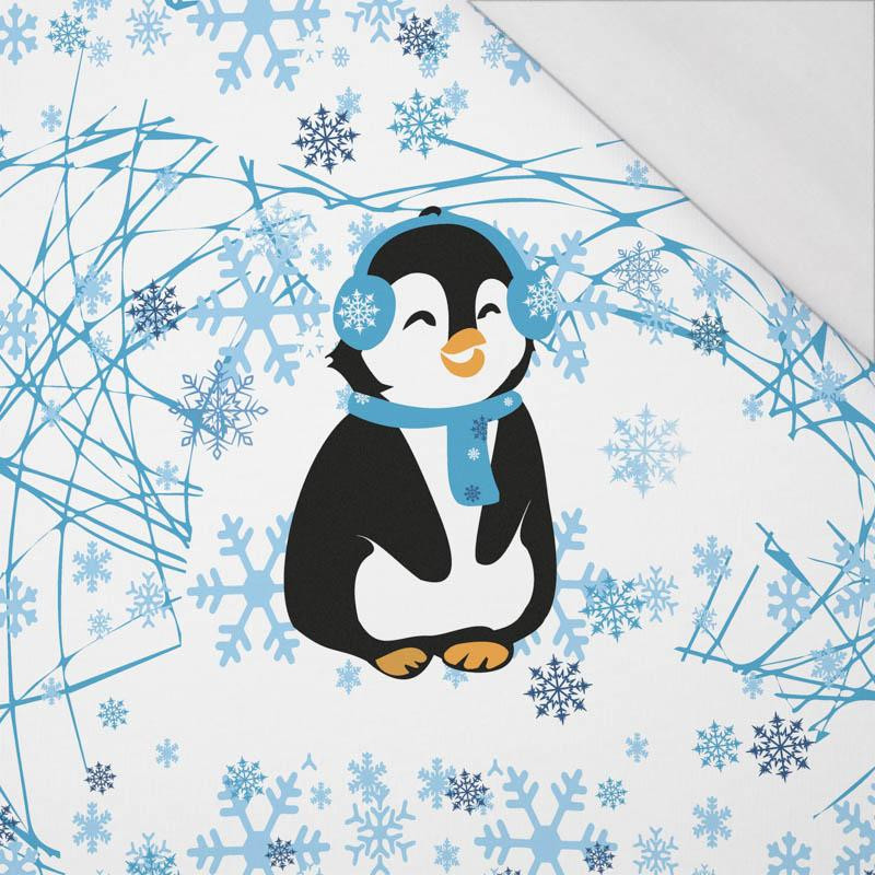 PENGUIN 2.0 / turquoise - SINGLE JERSEY PANORAMIC PANEL 