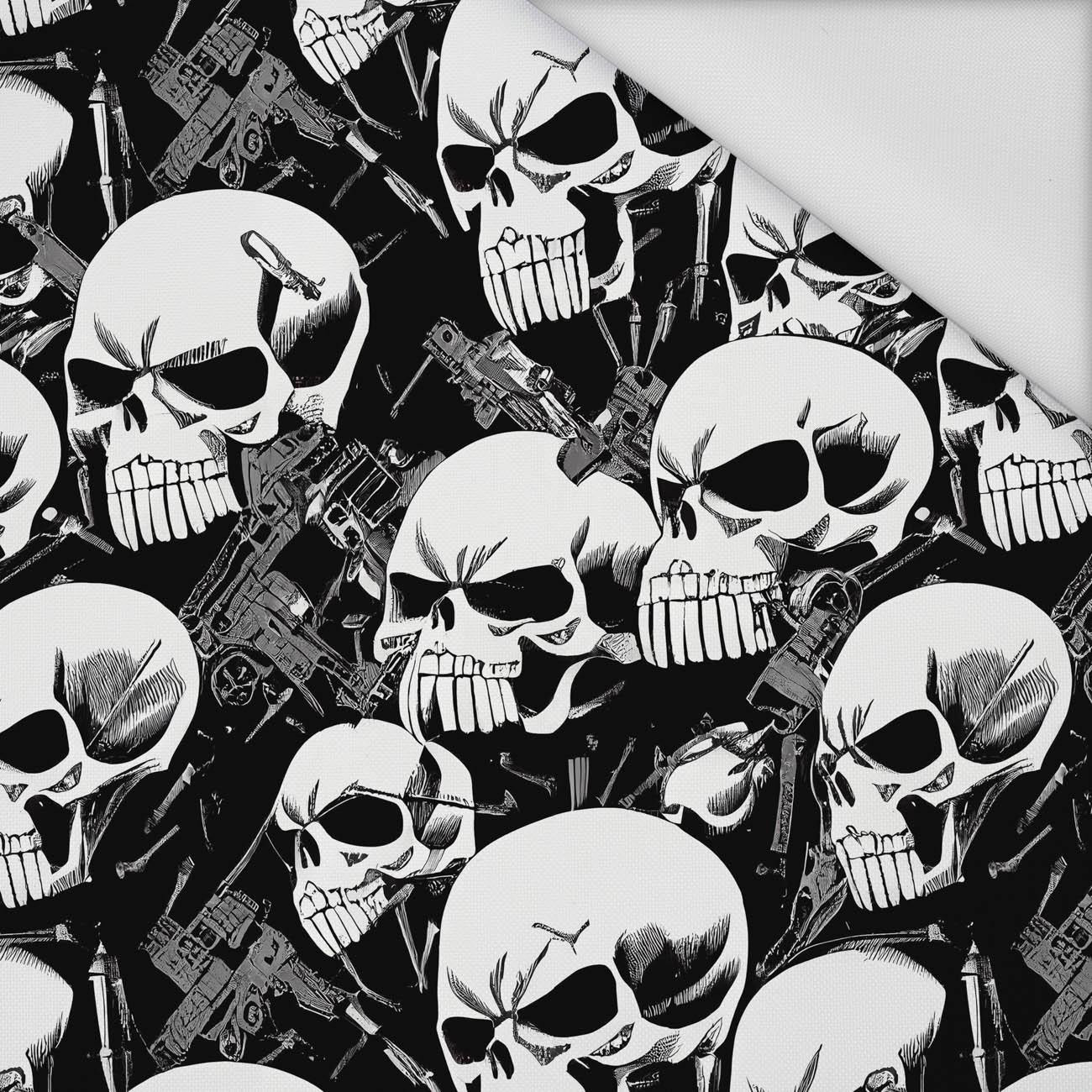 BAD SKULLS - Waterproof woven fabric