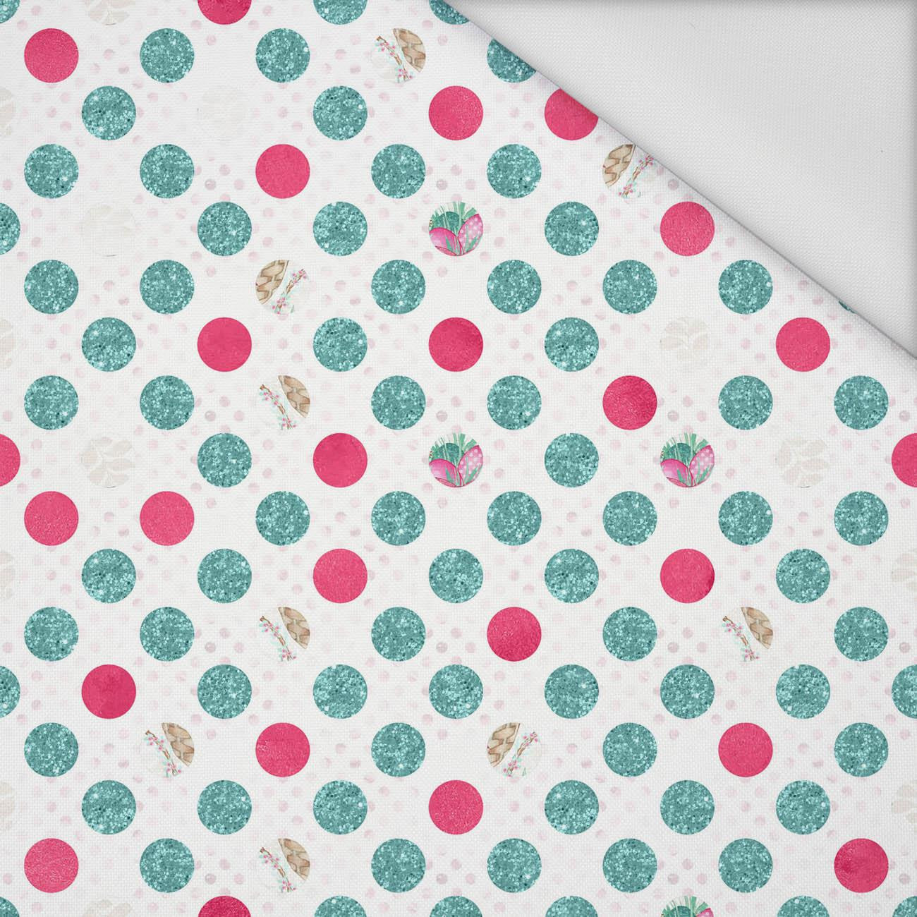 GLITTER DOTS PAT 2 - Waterproof woven fabric