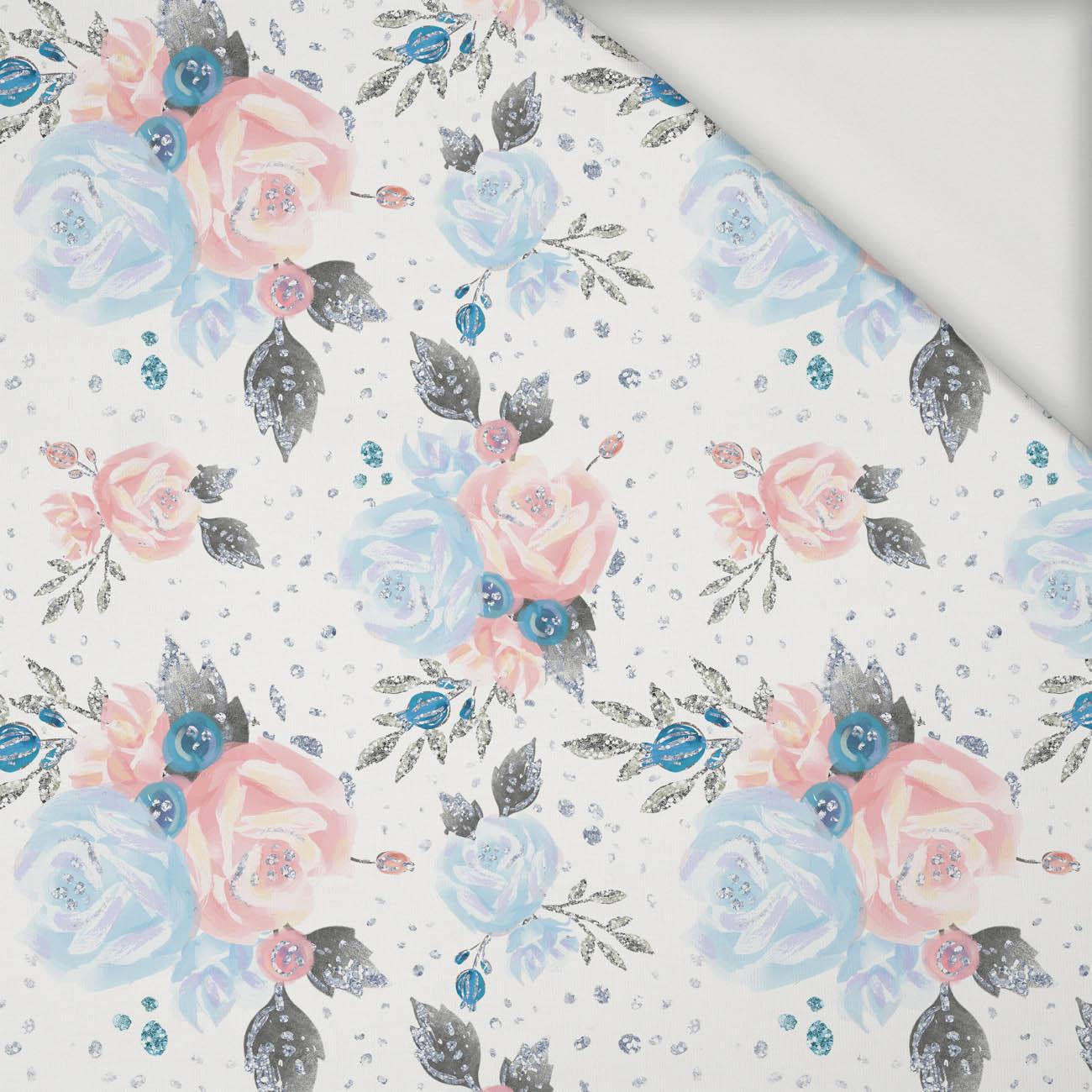 ICE FLOWER BOUQUET (ENCHANTED WINTER) - Viscose jersey