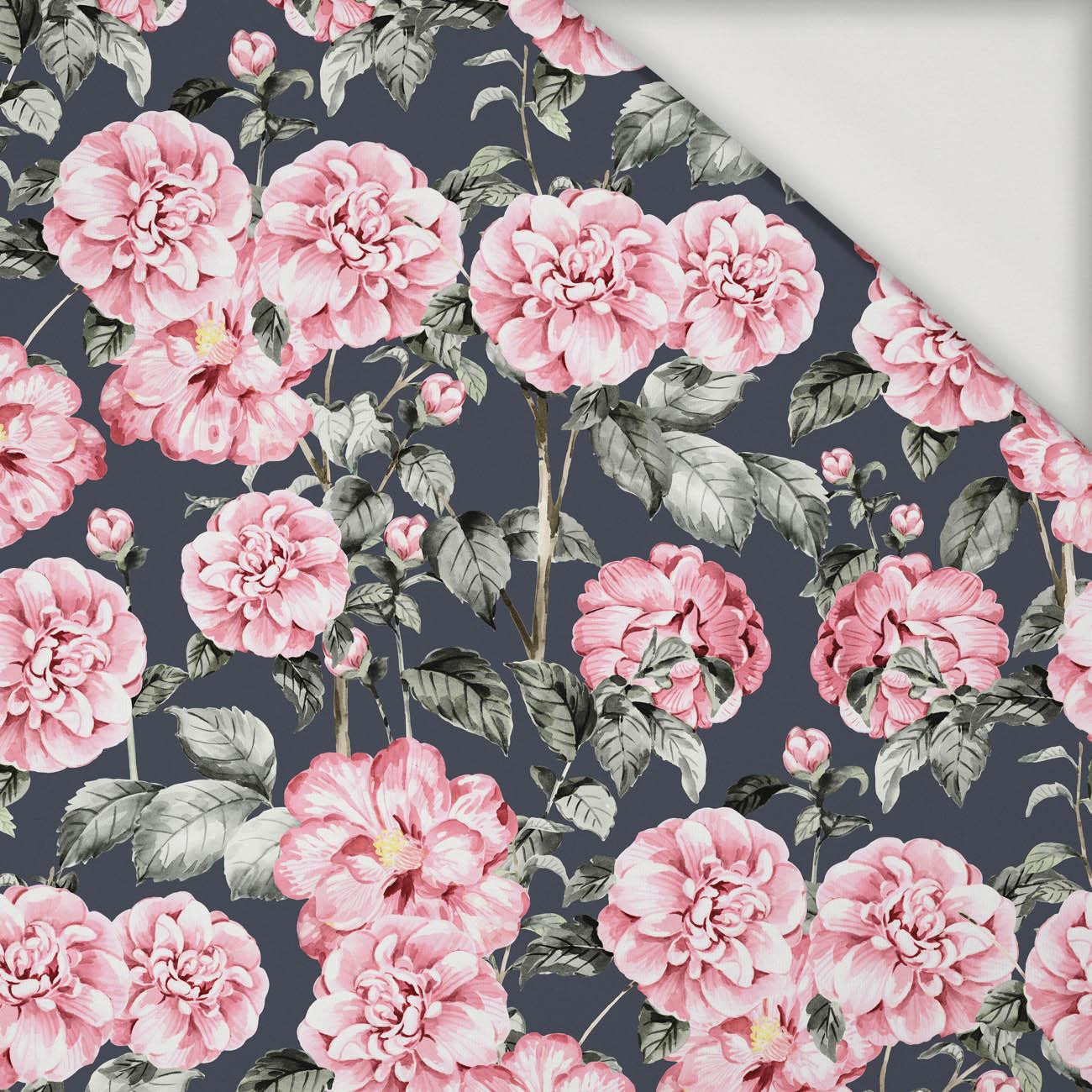 PINK PEONIES pat. 2 - Viscose jersey