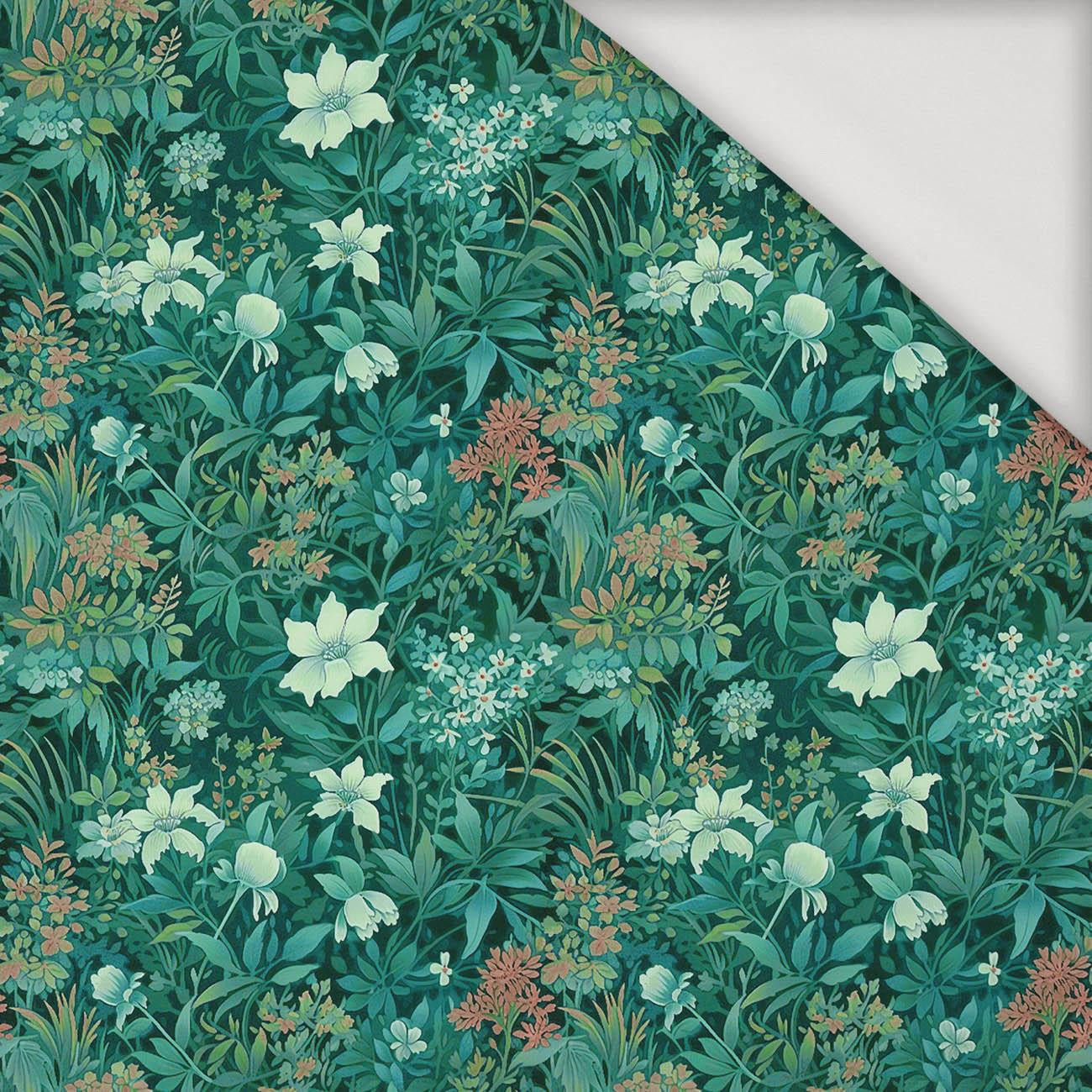 VERDIGRIS / FLOWERS - Viscose jersey