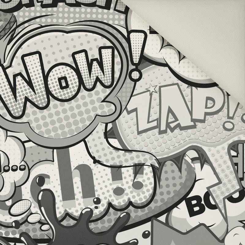 COMICS (black-white) - Upholstery velour 