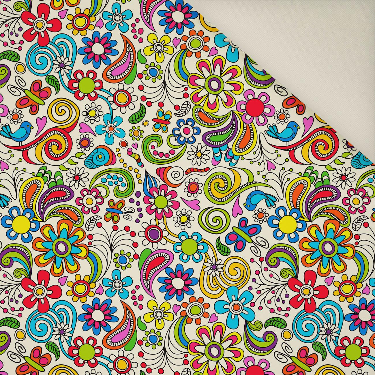 BRAID / rainbow- Upholstery velour 