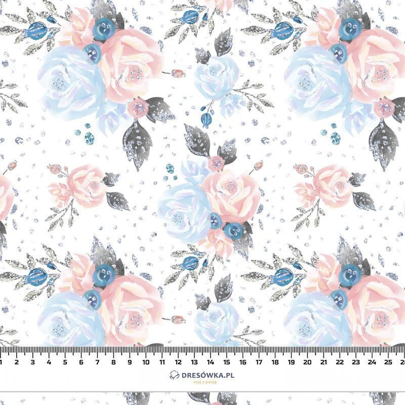 ICE FLOWER BOUQUET (ENCHANTED WINTER) - Viscose jersey