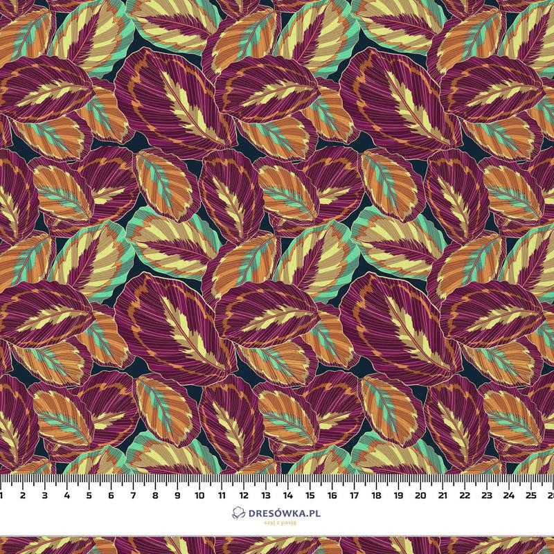 PURPLE LEAVES (VINTAGE) - Waterproof woven fabric