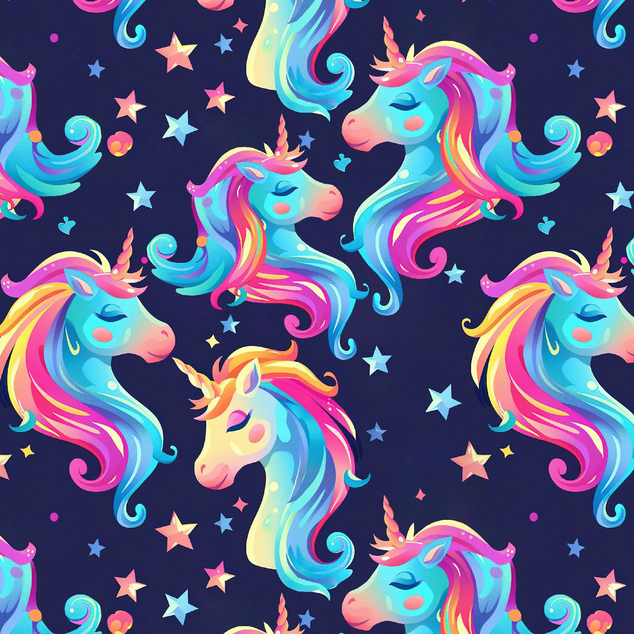 FAIRY WORLD wz.1 (UNICORN) - Hydrophobic brushed knit