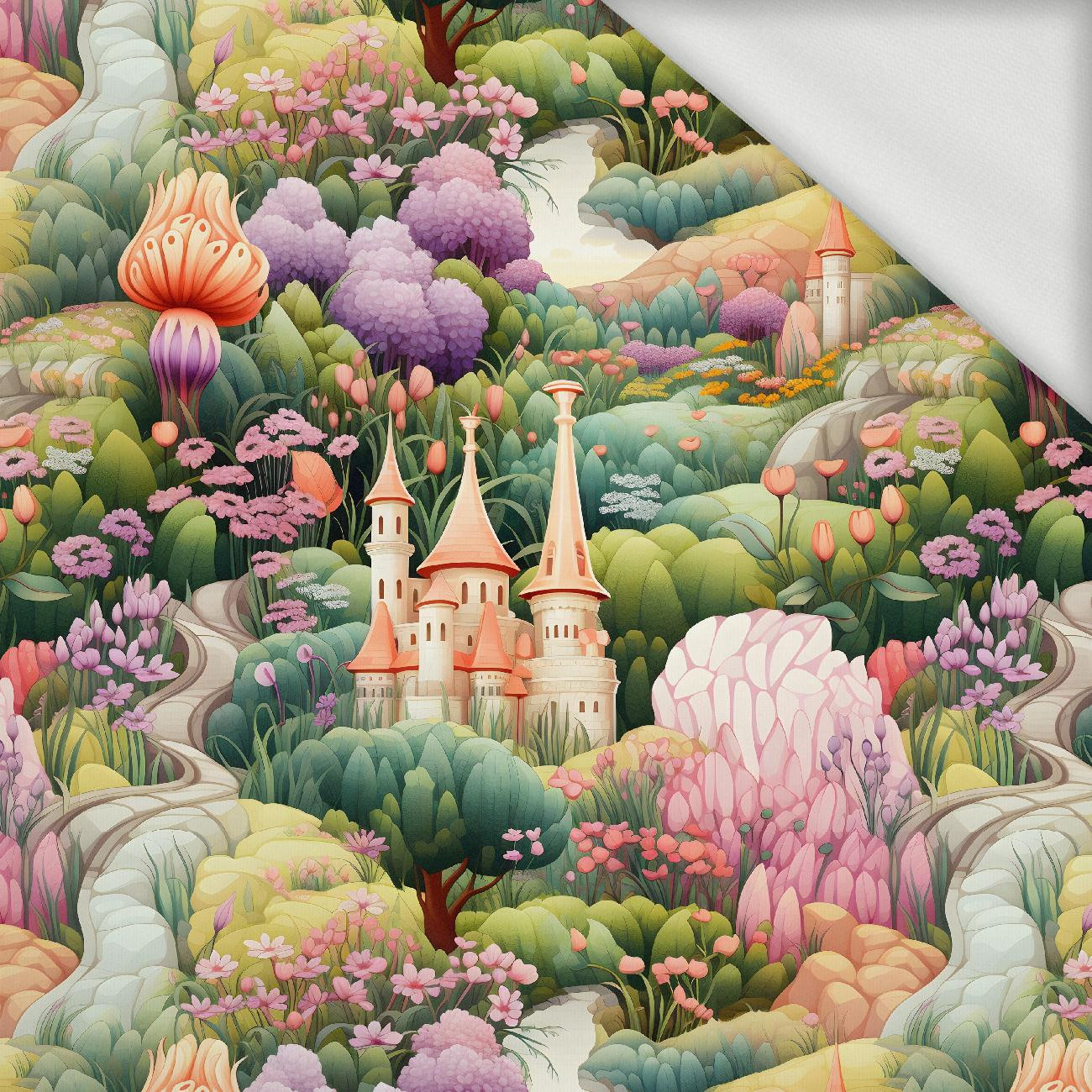 FAIRY WORLD wz.3 (GARDEN) - looped knit fabric