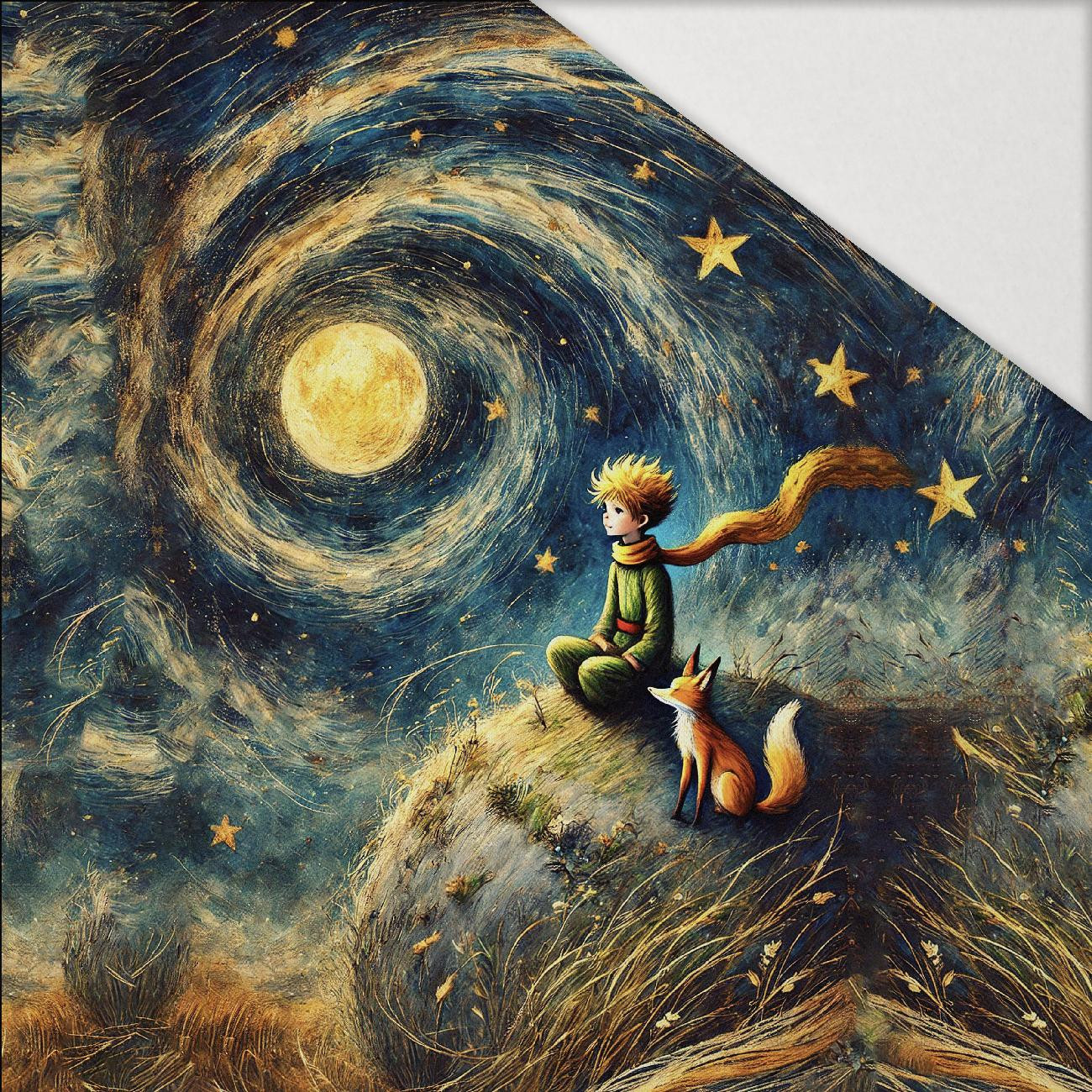 FAIRY WORLD wz.17- panel (60cm x 50cm)  Cotton woven fabric