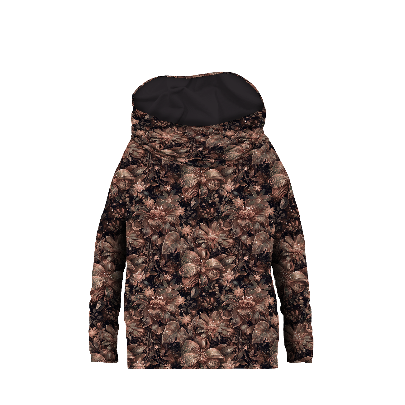 FLOWERS WZ.10/ Mocha Mousse  - Waterproof woven fabric