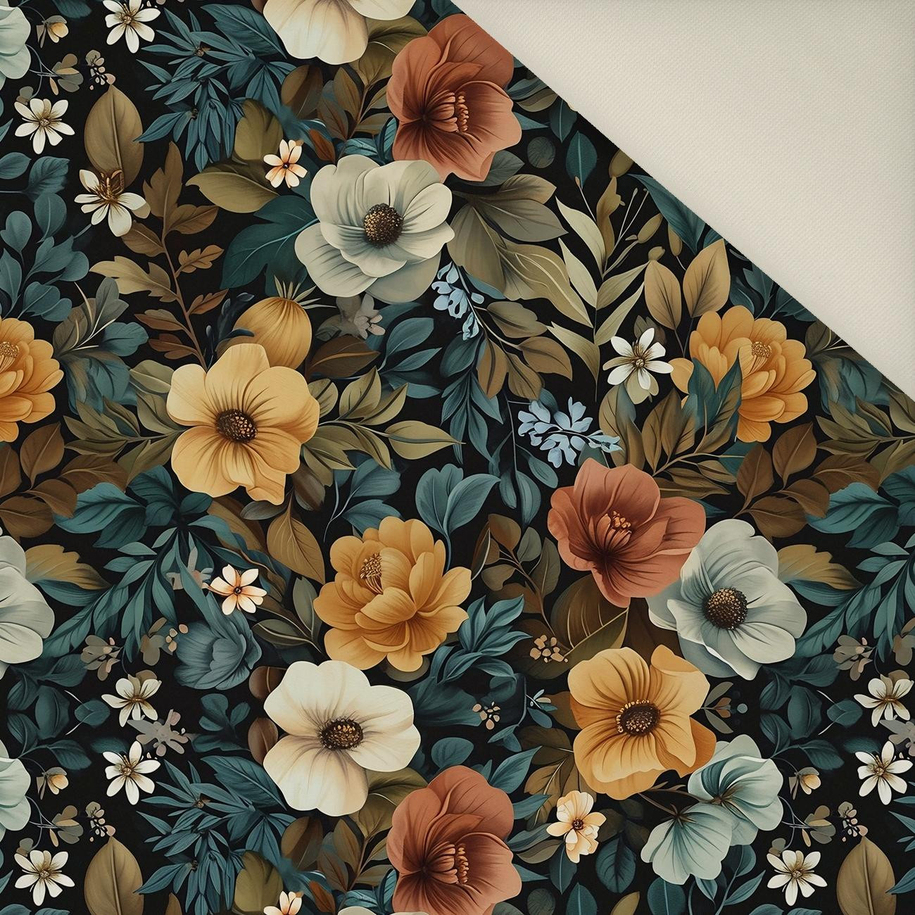 FLOWERS WZ.24- Upholstery velour 