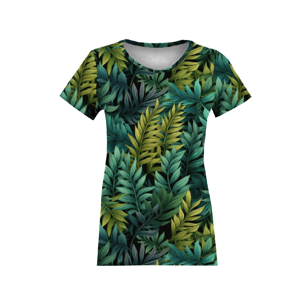 GREEN LEAVES WZ. 4 - brushed knitwear with elastane ITY