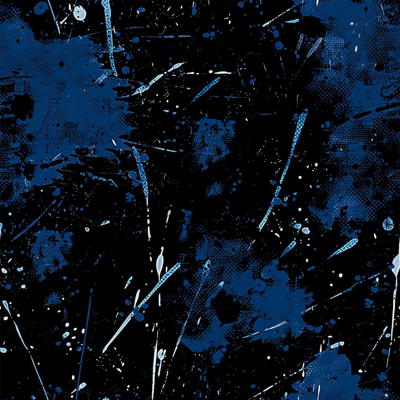 NAVY GRUNGE wz. 2 - Hydrophobic brushed knit