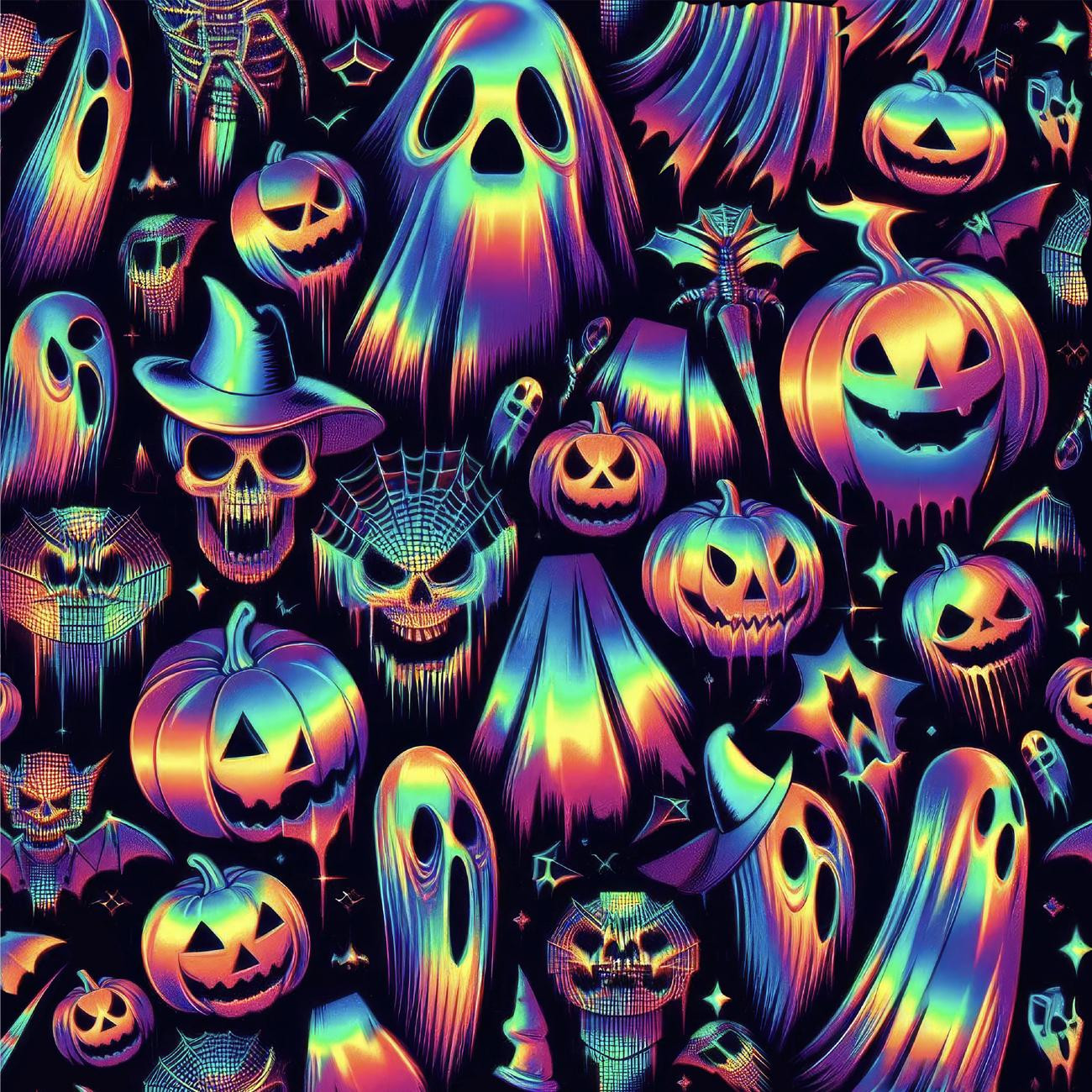 HALLOWEEN wz.25 - brushed knitwear with elastane ITY