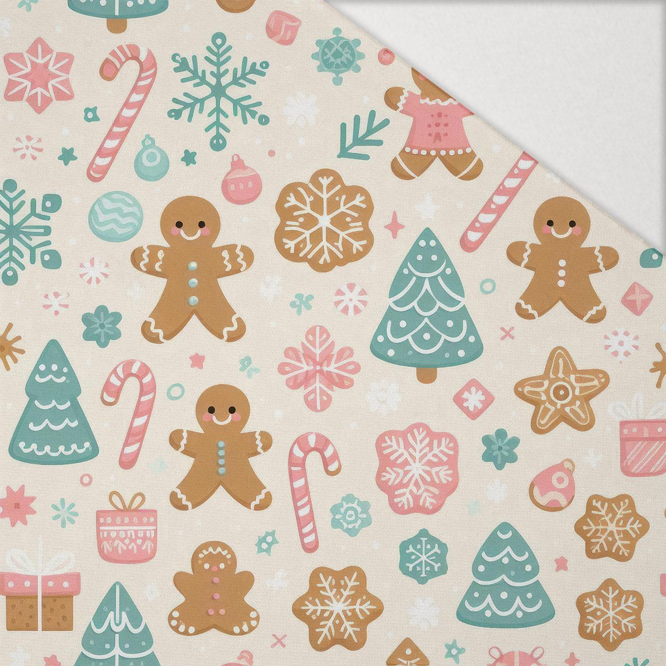 Pastel Christmas wz. 3 - Hydrophobic brushed knit