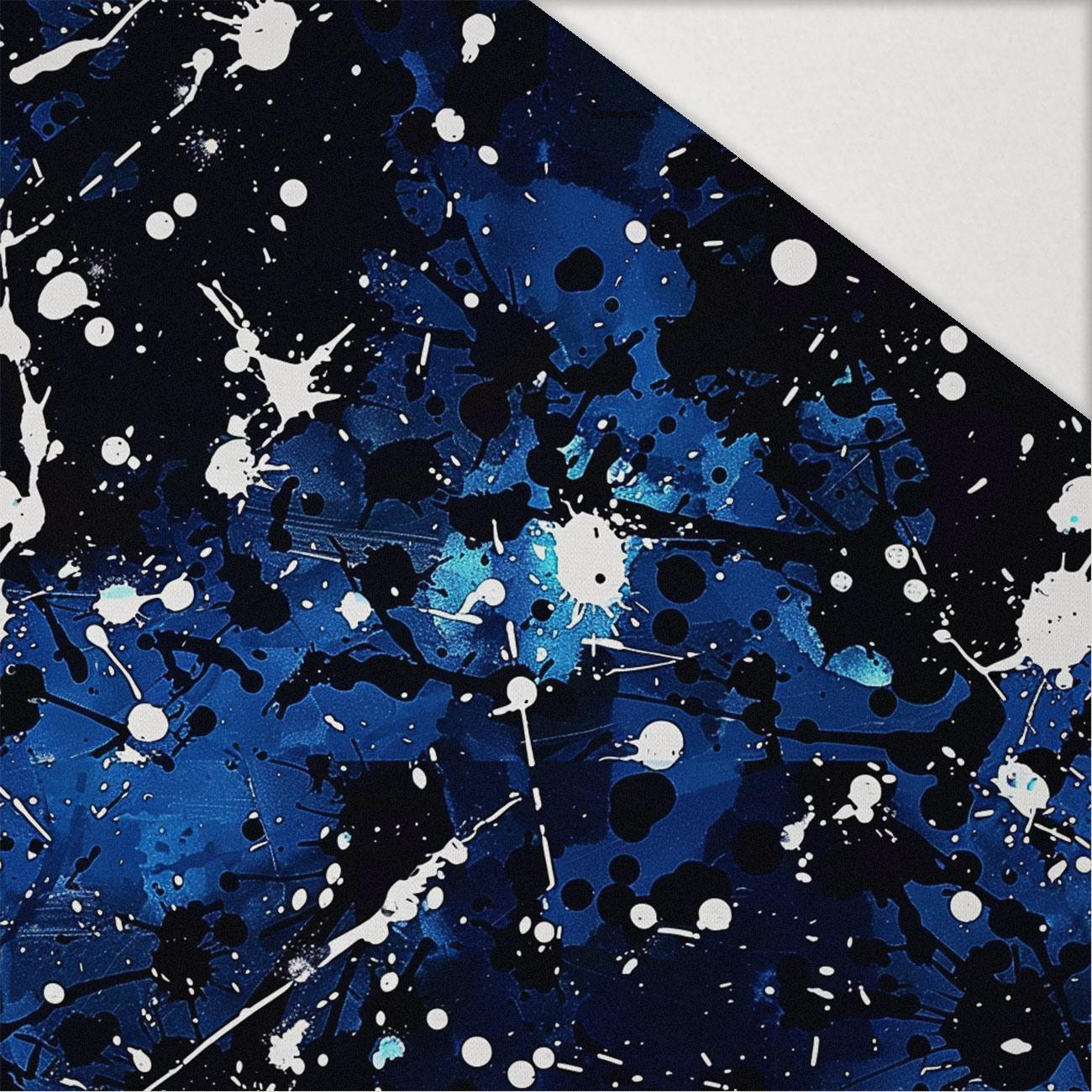 NAVY GRUNGE wz. 8 - Hydrophobic brushed knit