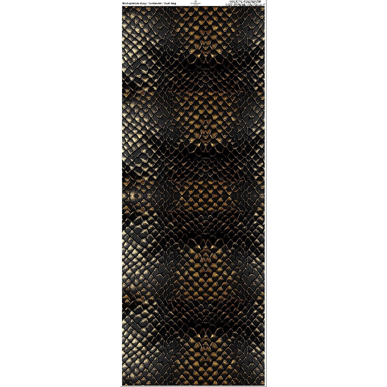 GYM BAG - LEATHER PATTERN PAT.8 - sewing set