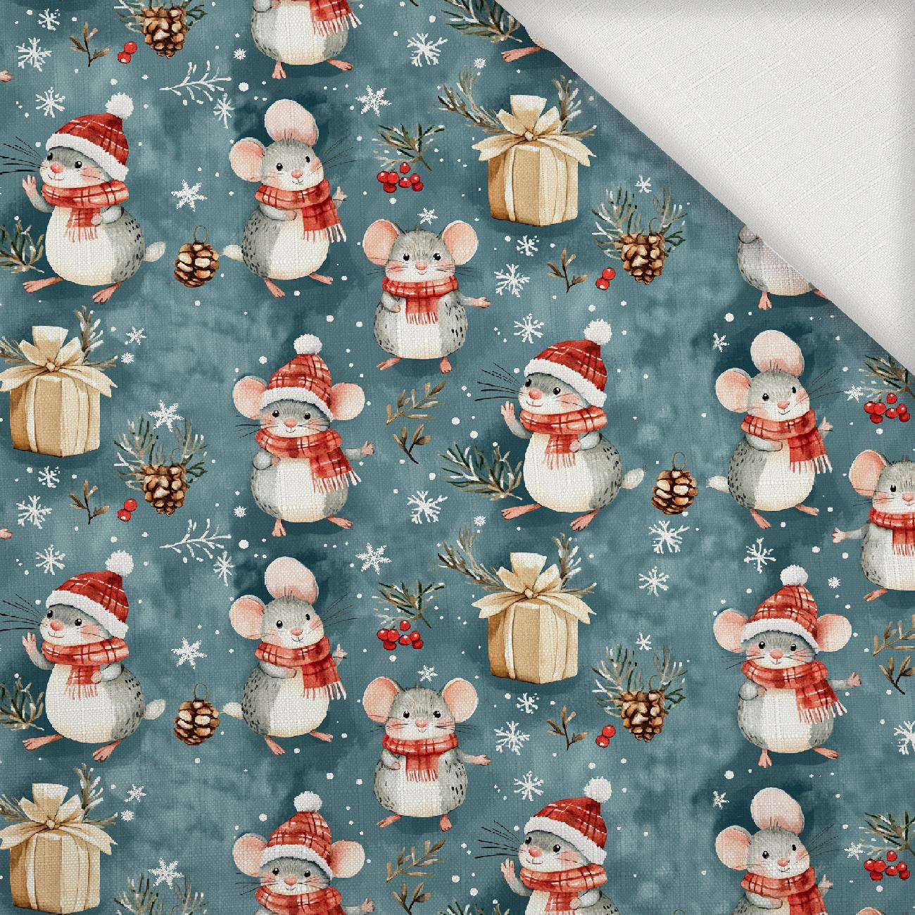 LET IS SNOW wz.9 - Woven Fabric for tablecloths