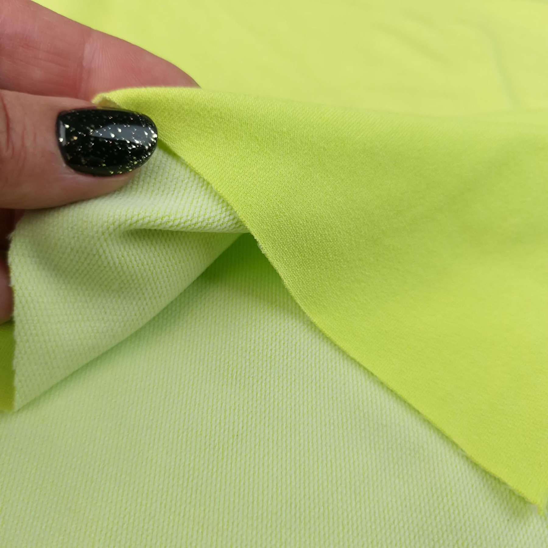 Viscose French Terry - LIME NEON D-30 