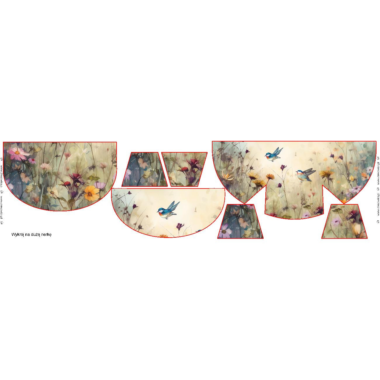 HIP BAG - MAGIC MEADOW PAT. 4  / Choice of sizes