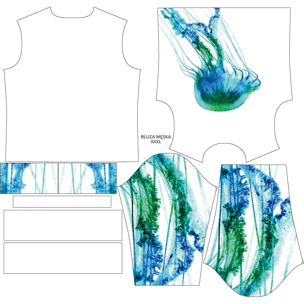 MEN’S SWEATSHIRT (OREGON) - JELLYFISH - sewing set