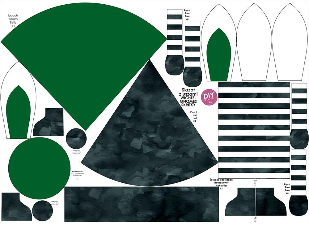BUNNY EAR GNOME - Muscari- DIY IT'S EASY