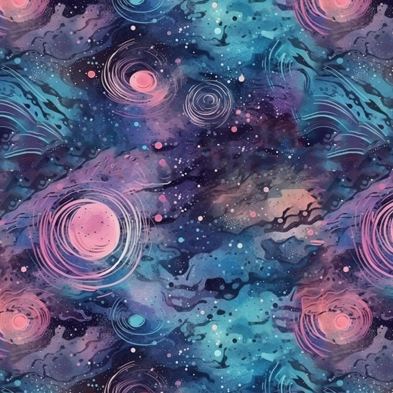 NEON GALAXY WZ.4 - Cotton woven fabric