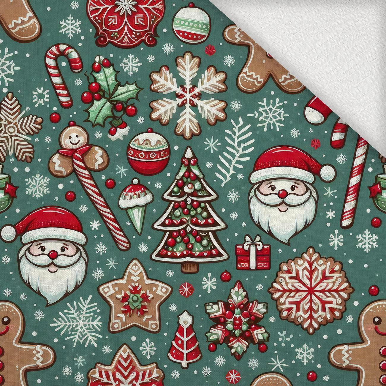 HAPPY CHRISTMAS WZ. 7 - Woven Fabric for tablecloths